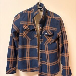 Eddie Bauer Kids Flannel Sherpa Jacket